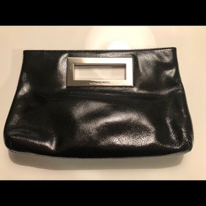 Michael Kors patent leather clutch